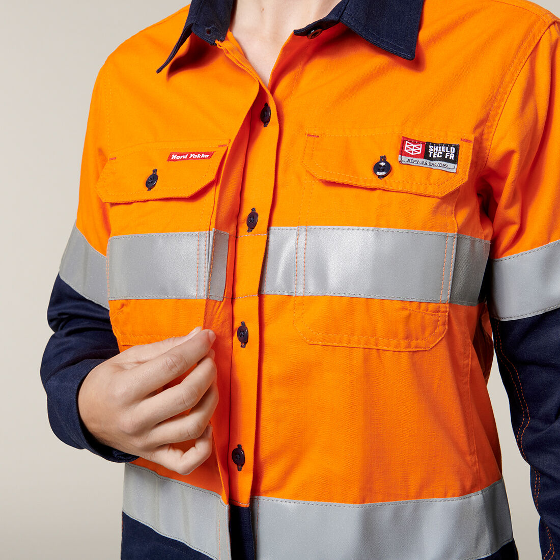 Womens Shieldtec Fr Hi Vis 2Tone Open 