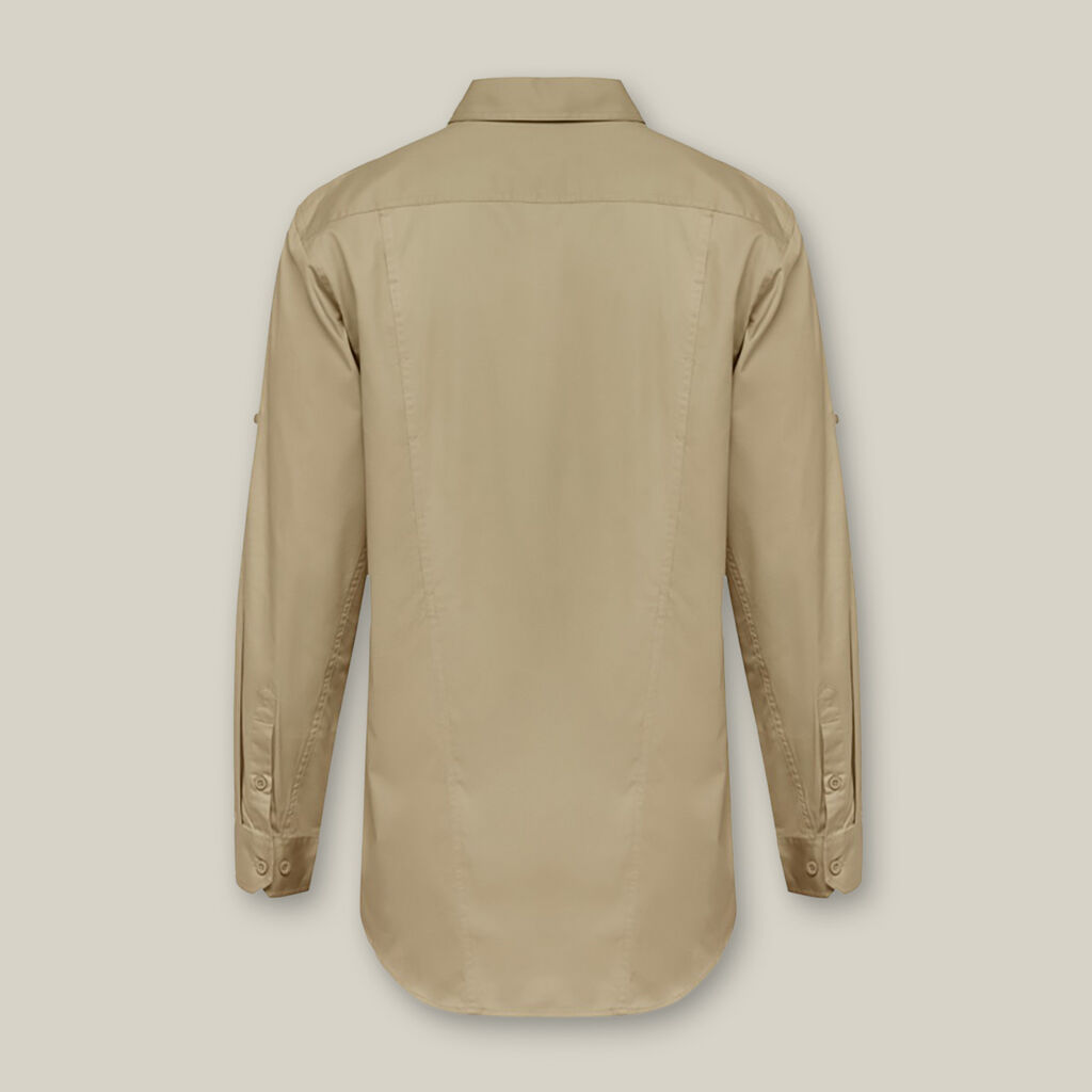 Koolgear Vented Long Sleeve Cotton Work Shirt