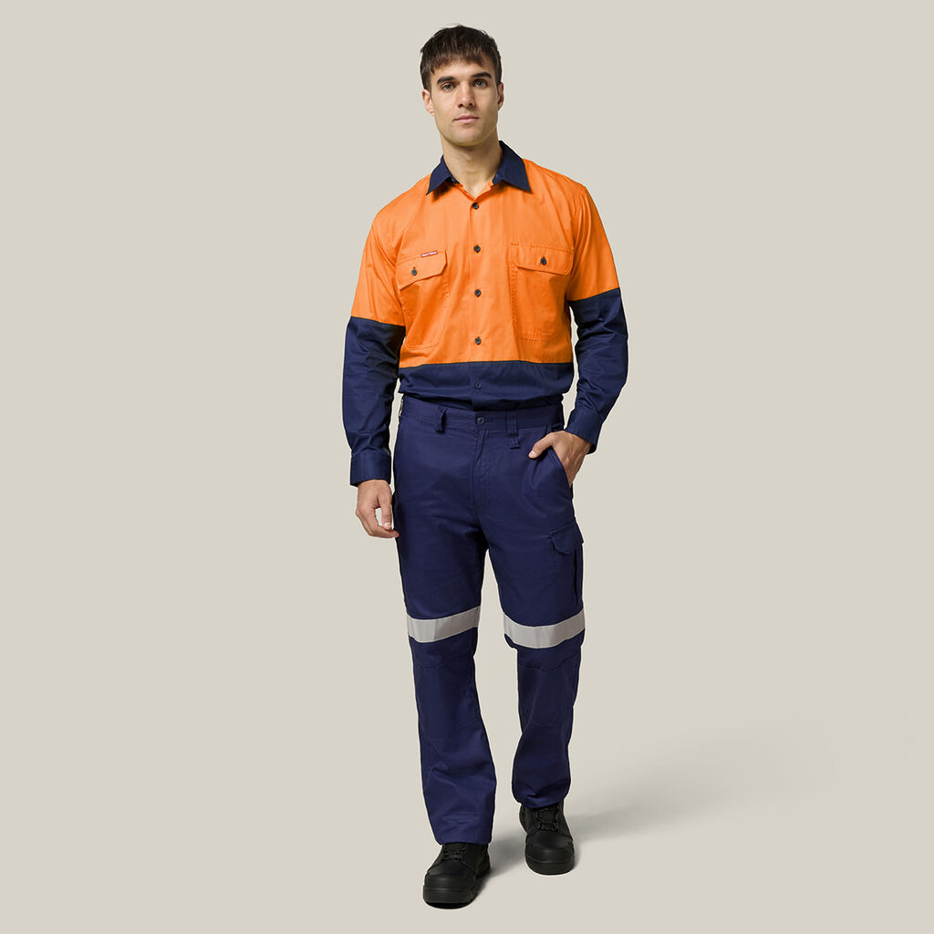 Core Hi-Vis 2 Tone Vented Long Sleeve Shirt