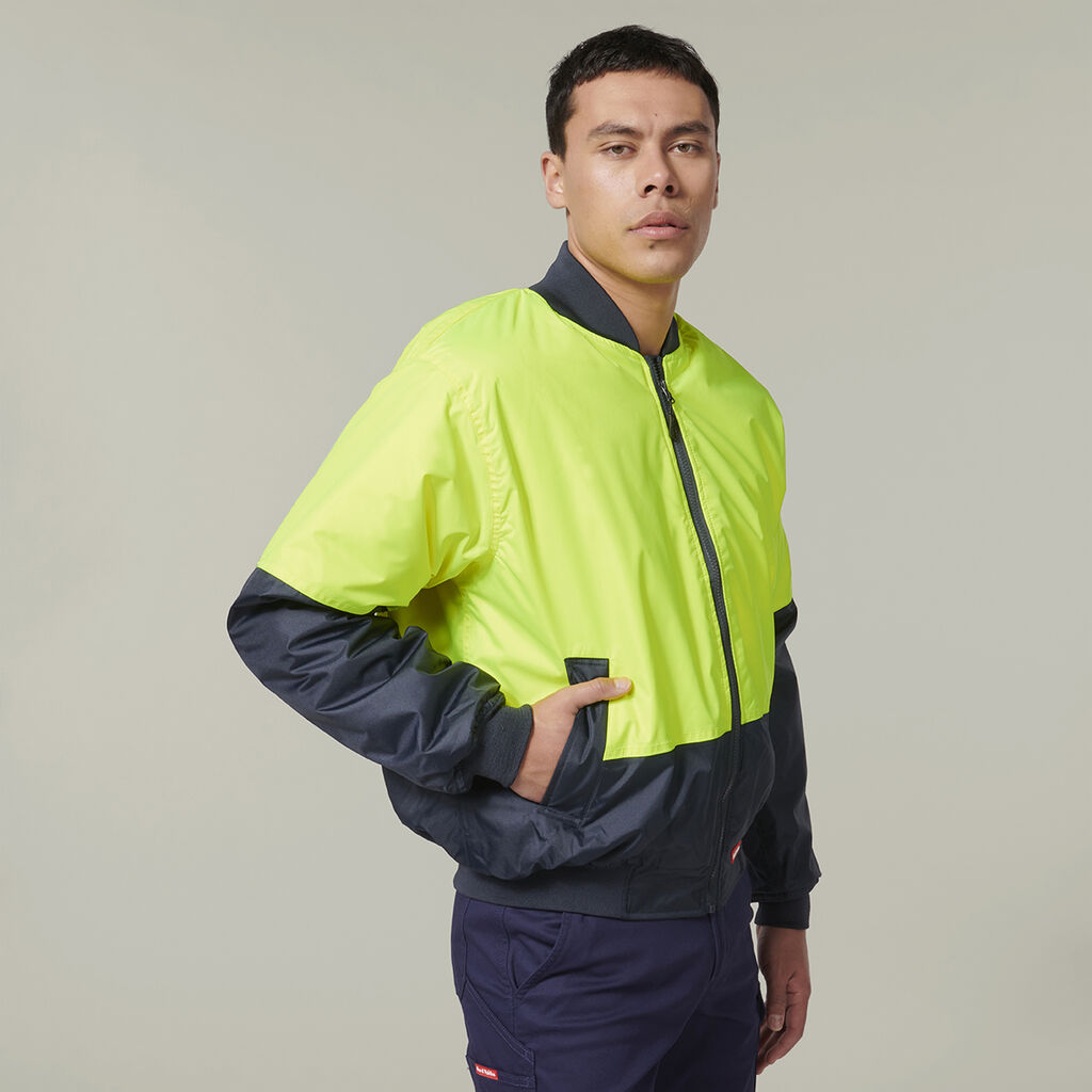 Core Hi-Vis 2 Tone Waterproof Bomber Jacket