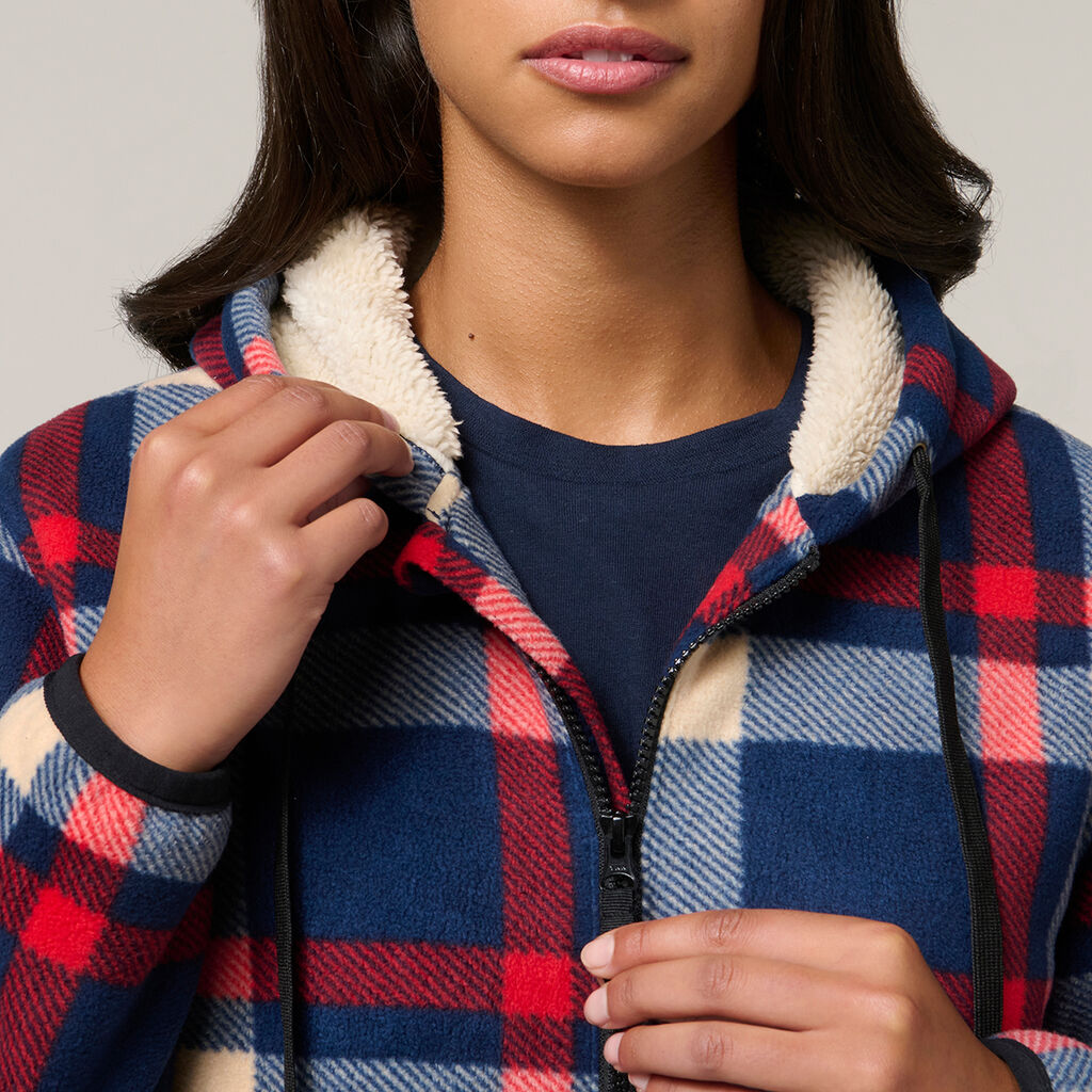 Womens Check Zoodie
