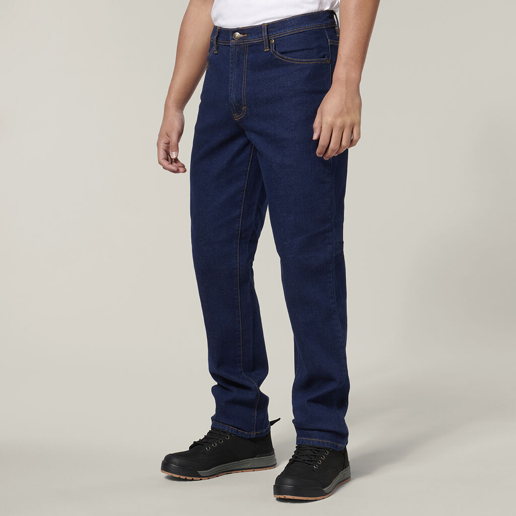 Straight Leg Stretch Denim Jean