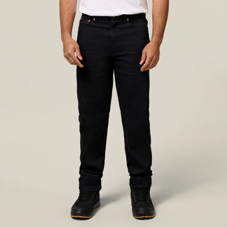 Mustang Regular Fit Stretch Work Jean - Black