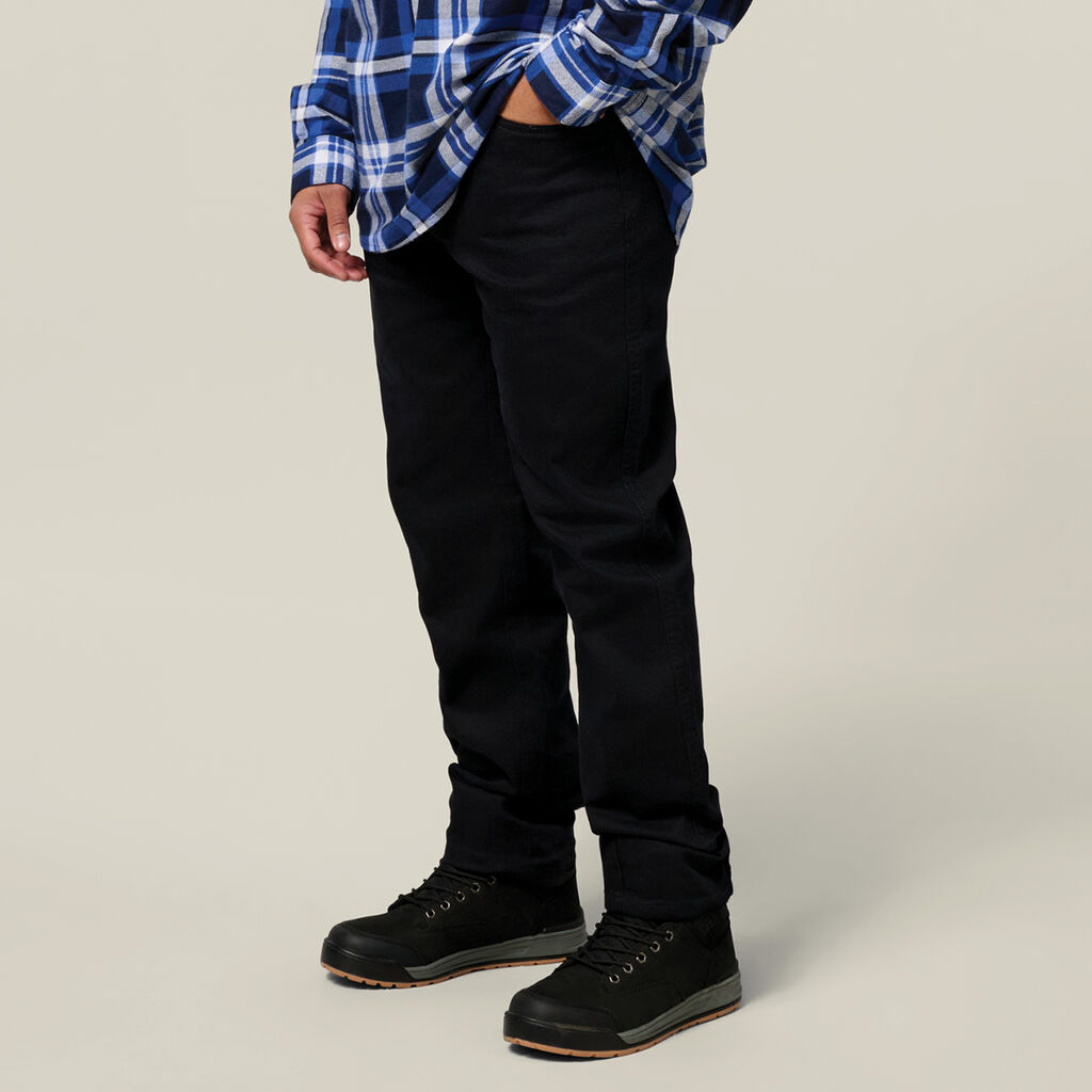 Mustang Regular Fit Stretch Work Jean - Black
