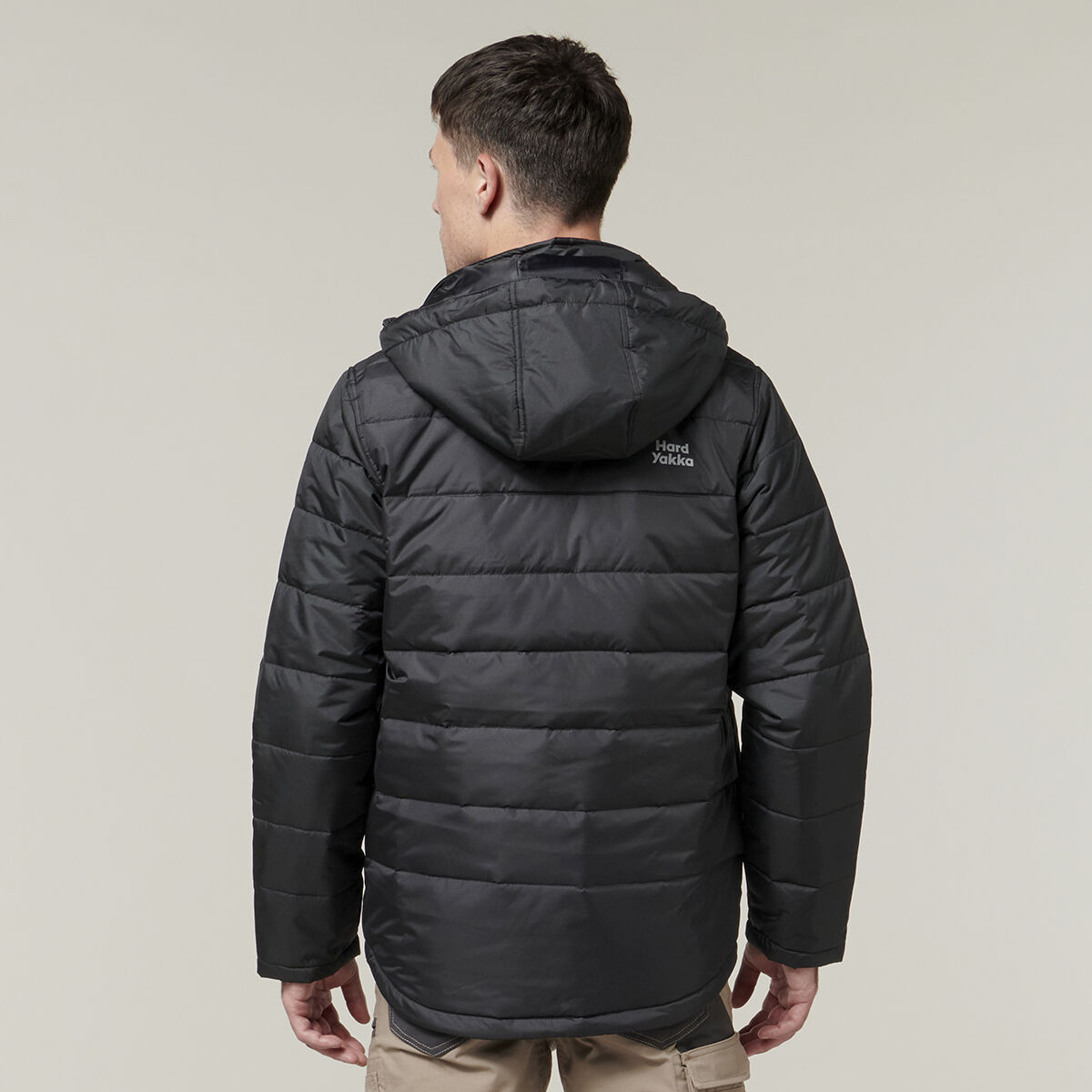 Halogen hooded sales puffer jacket
