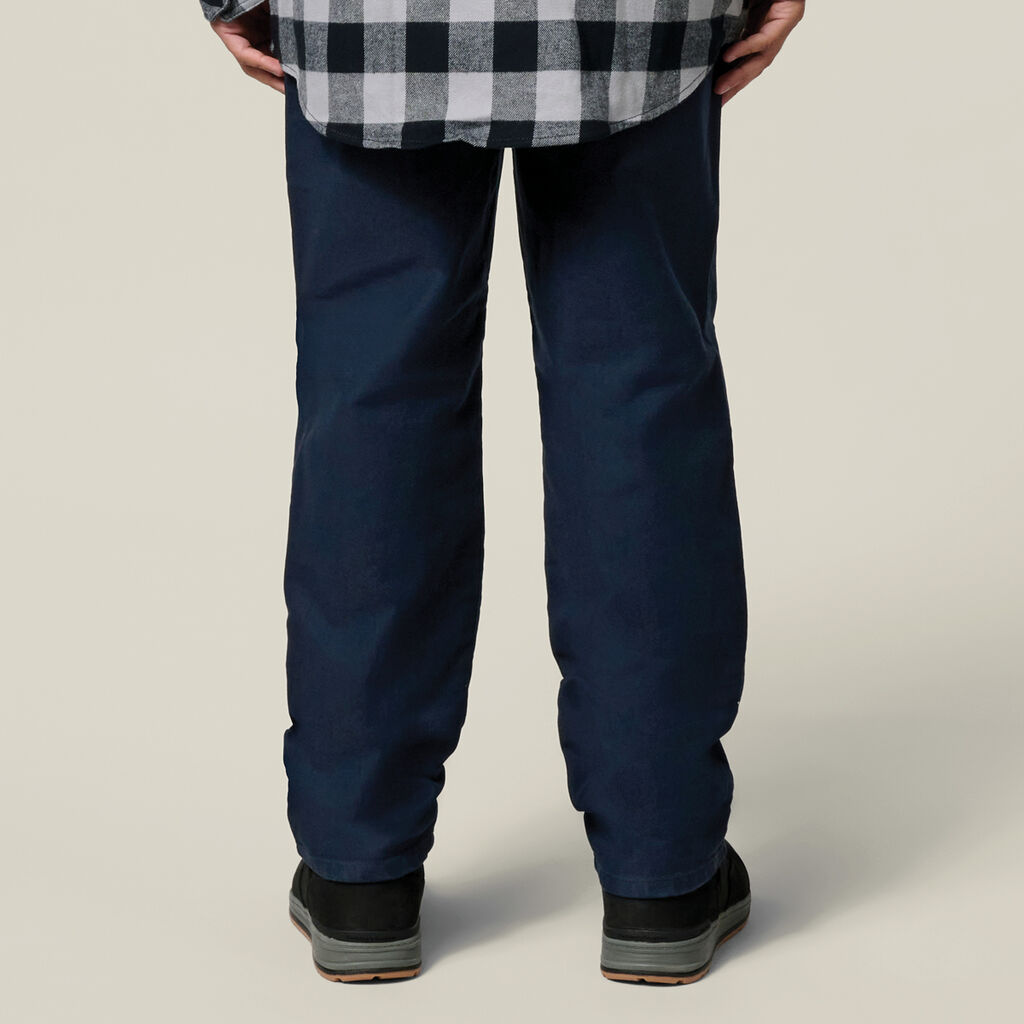 Moleskin Plain Front Denim Work Jeans