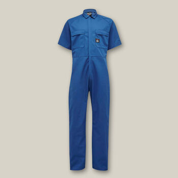 Polycotton Zip Overall Short Sleeve
