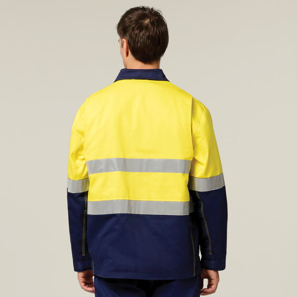 Core Hi-Vis 2 Tone Cotton Drill Taped Jacket