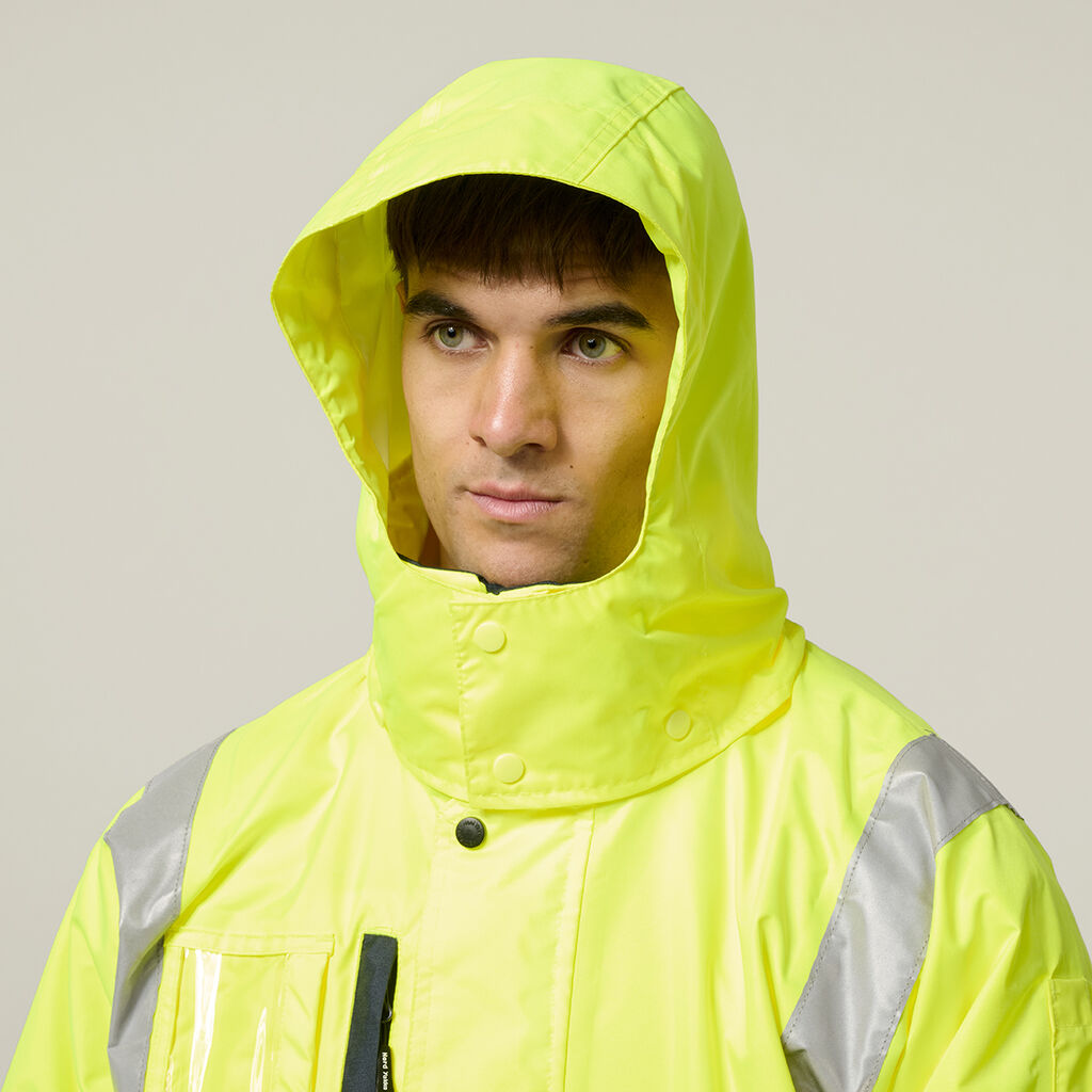 Hi-Vis 4-In-1 Taped Wet Weather Jacket