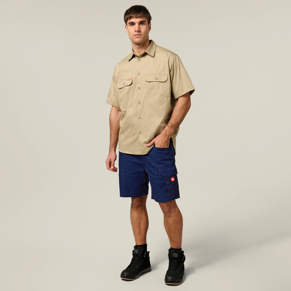 Core Short Sleeve Lightweight Vented Cotton Shirt