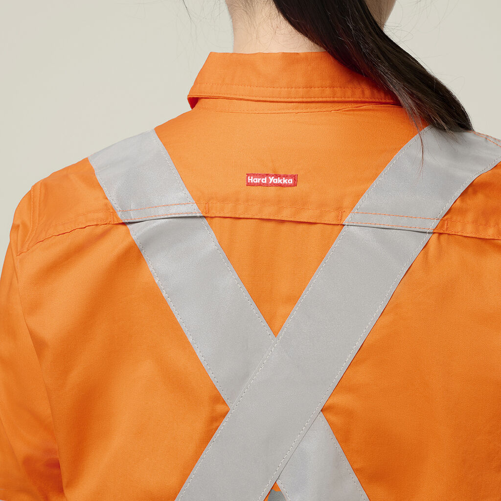 Women's Core Biomotion Hi-vis Taped Long Sleeve Cross Back
