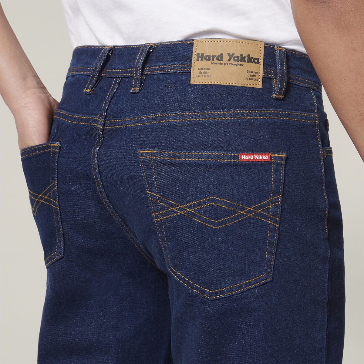 Straight Leg Stretch Denim Jean