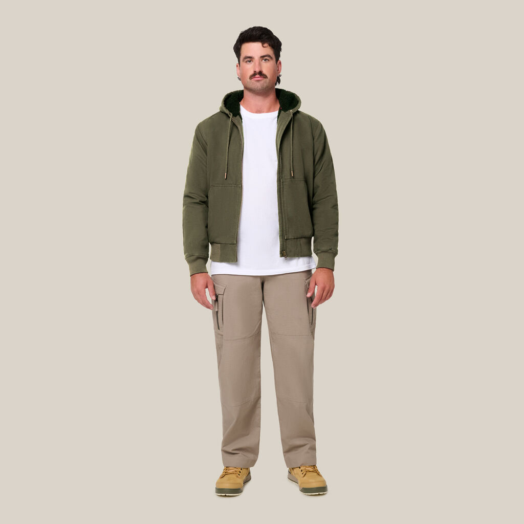 Heritage Canvas Bomber Jacket