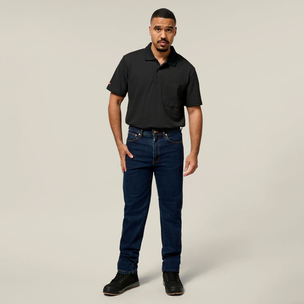 Mustang Regular Fit Stretch Work Jean - Indigo