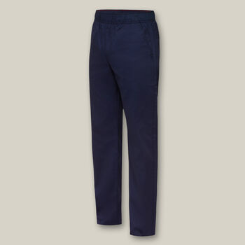 Elastic Waist Cotton Drill Pant