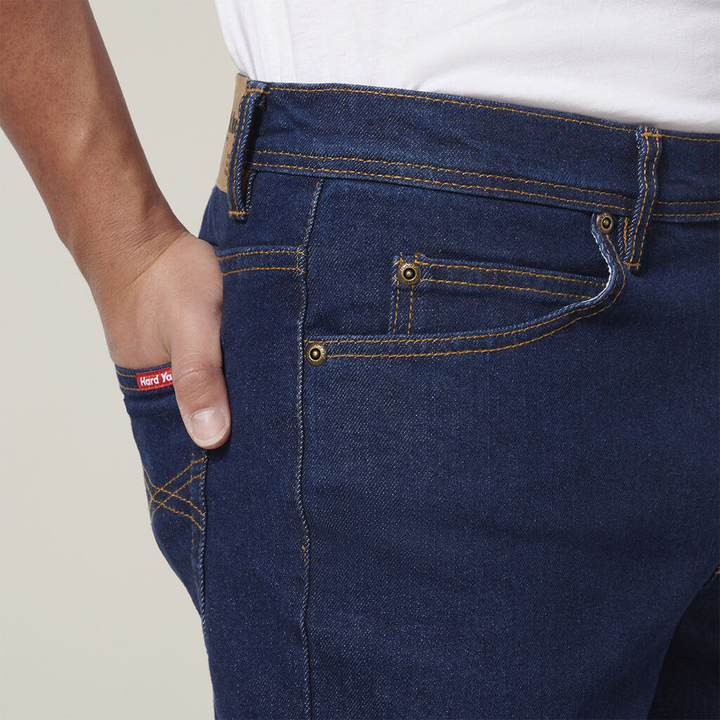 Straight Leg Stretch Denim Jean