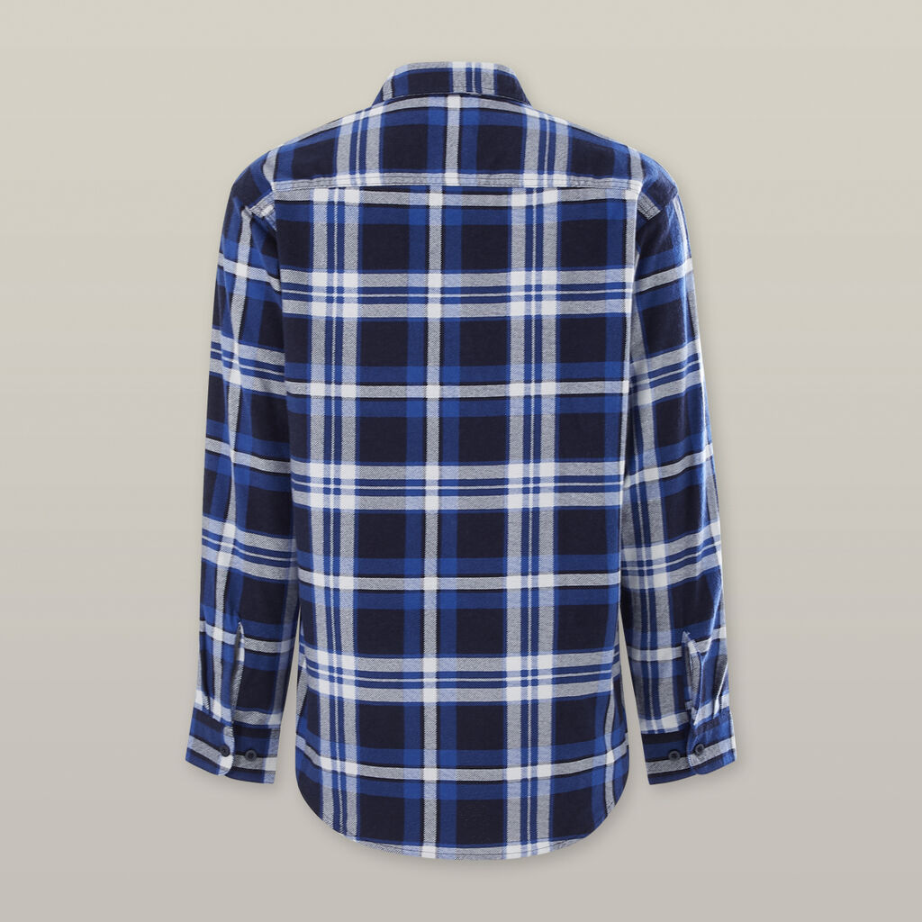 Core Long Sleeve Closed Front Check Flannel Shirt