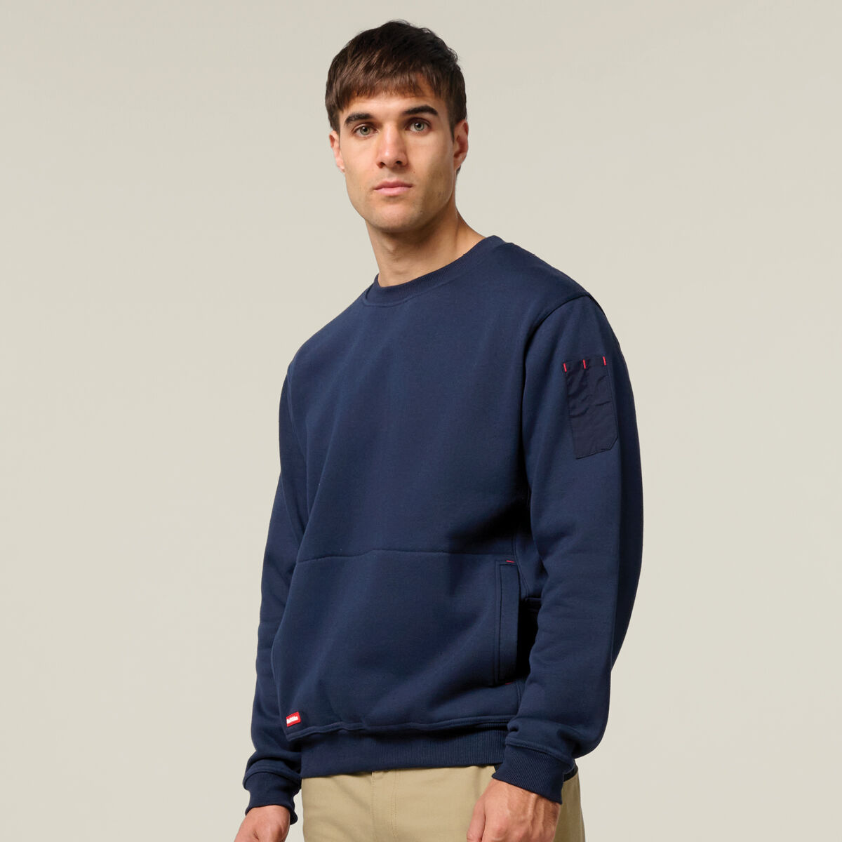 Crew Neck Fleece Jumper