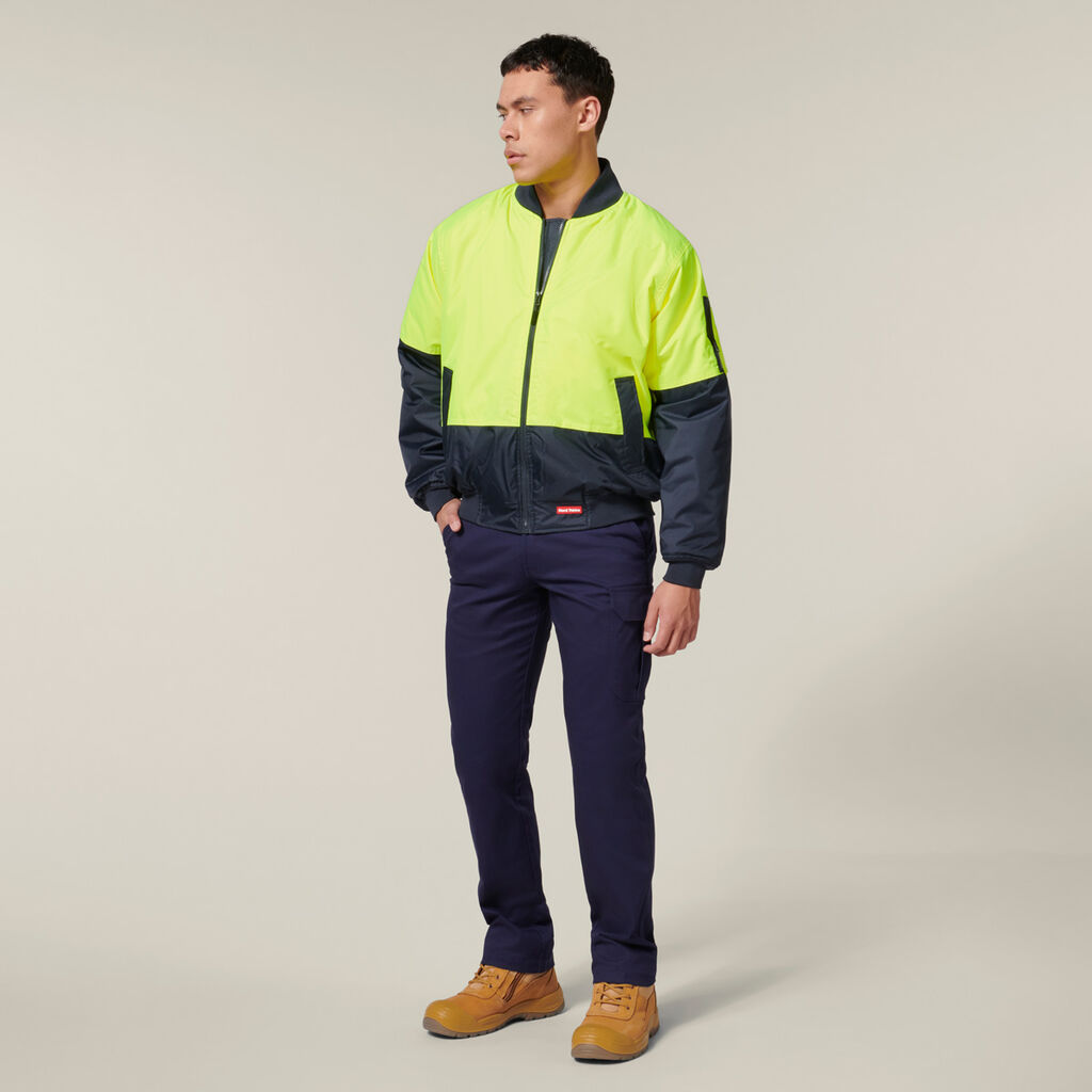 Core Hi-Vis 2 Tone Waterproof Bomber Jacket