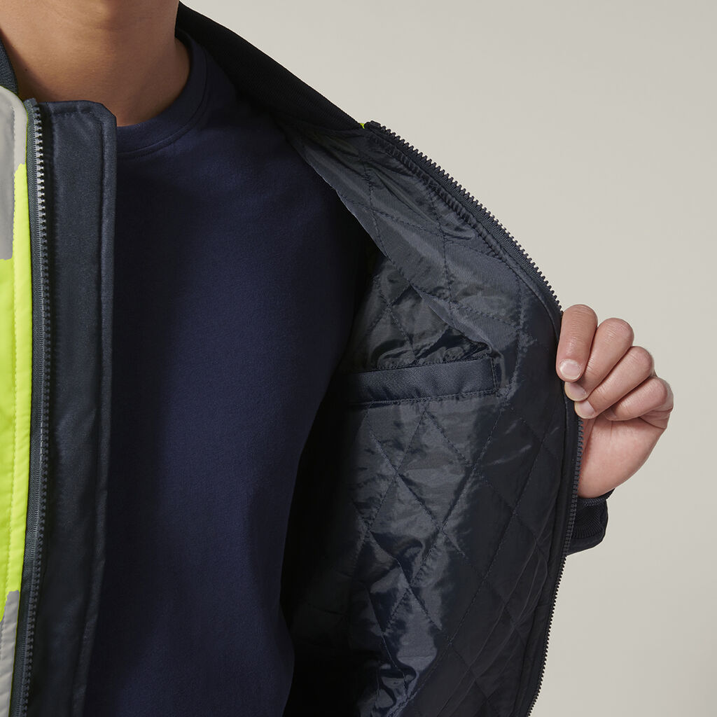 Core Hi-Vis 2 Tone Waterproof Bomber Jacket