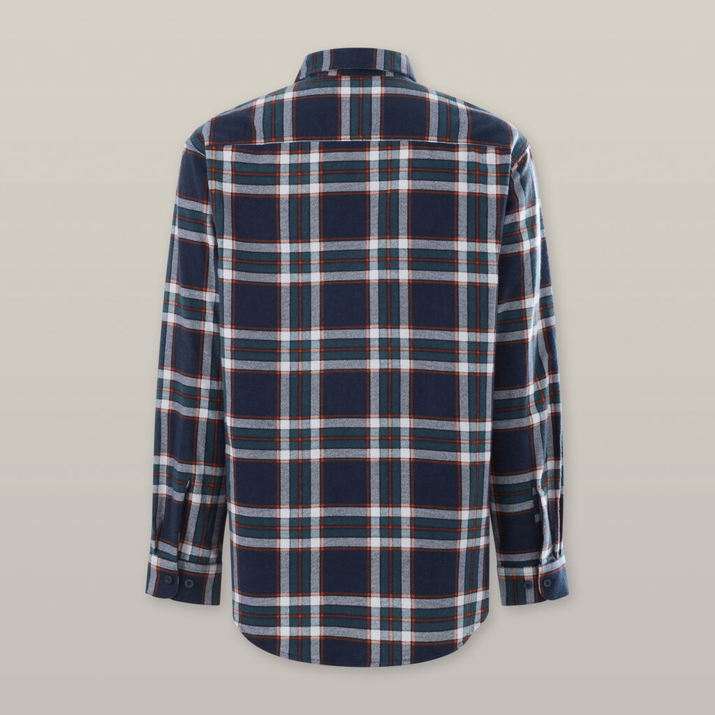 Core Long Sleeve Closed Front Check Flannel Shirt