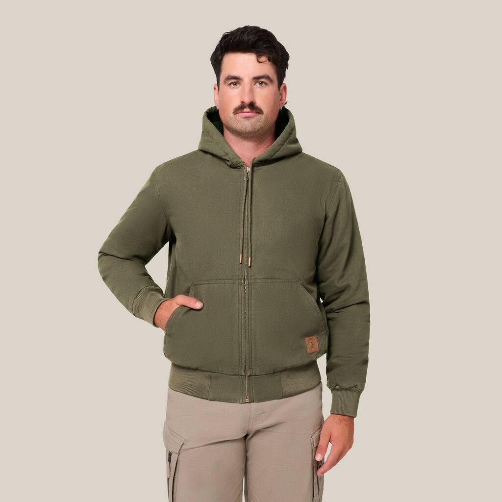 Heritage Canvas Bomber Jacket