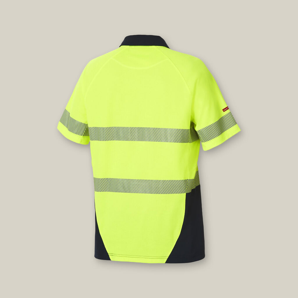 Koolgear Hi Vis 2Tone Taped Vented Polo image number null