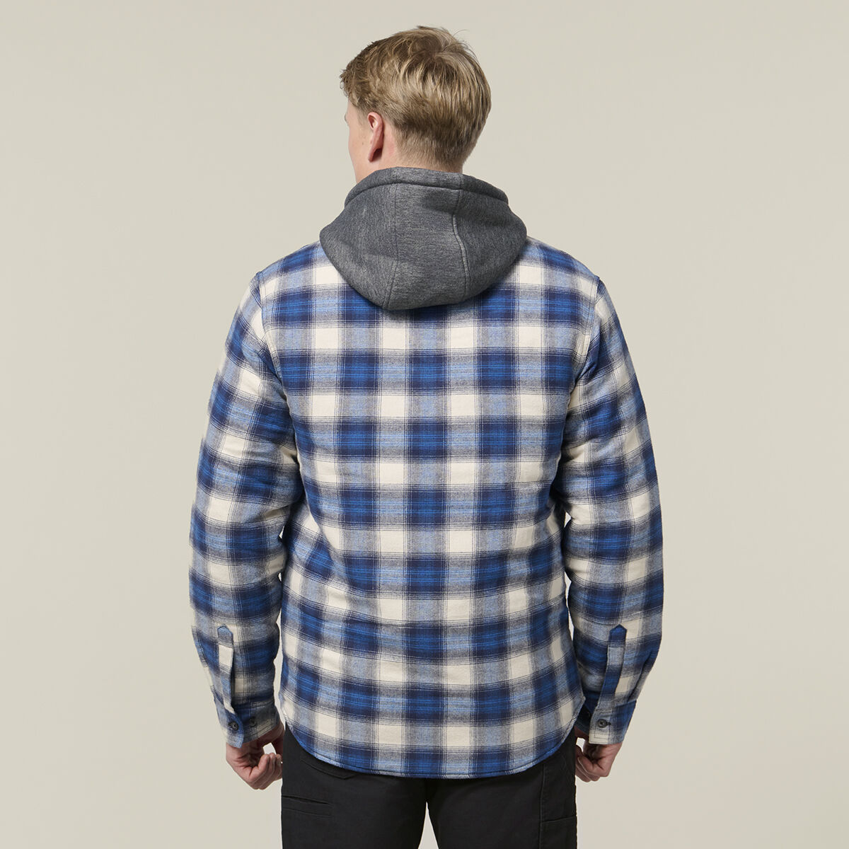 Quilted Flannel Hooded Shacket