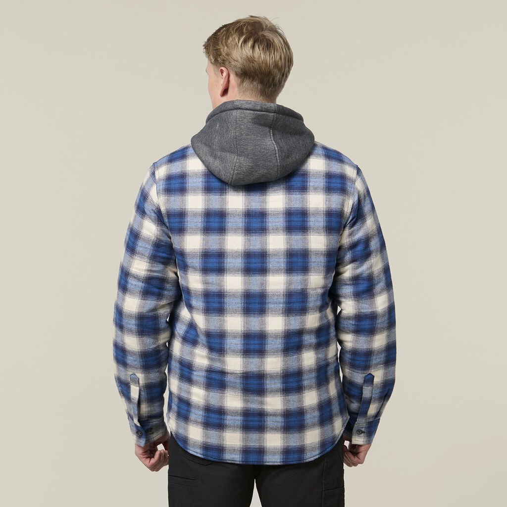 Quilted Flannel Hooded Shacket