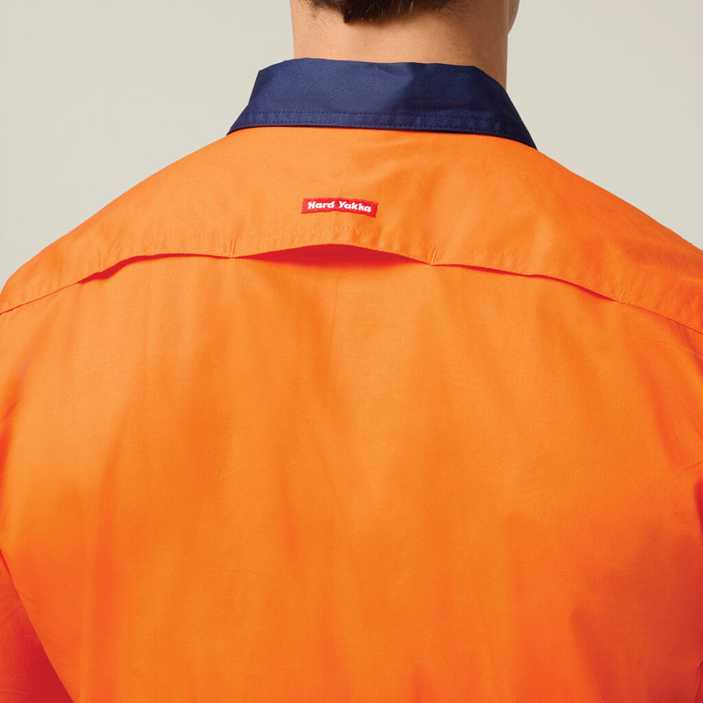 Core Hi-Vis Light Weight Vented Short Sleeve Cotton Shirt