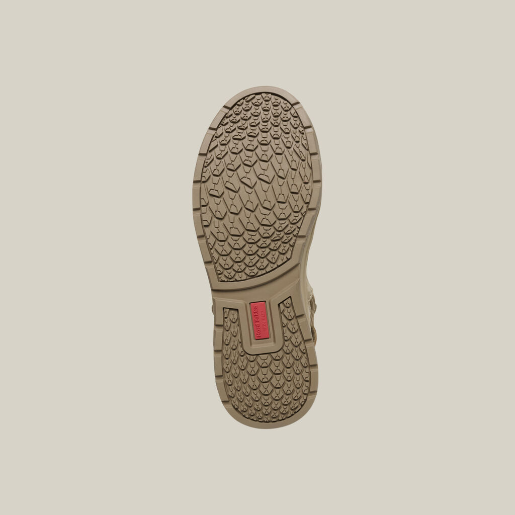 Women's Evolution Lace Up & Side Zip 5" Steel Toe Safety Boot - Sand