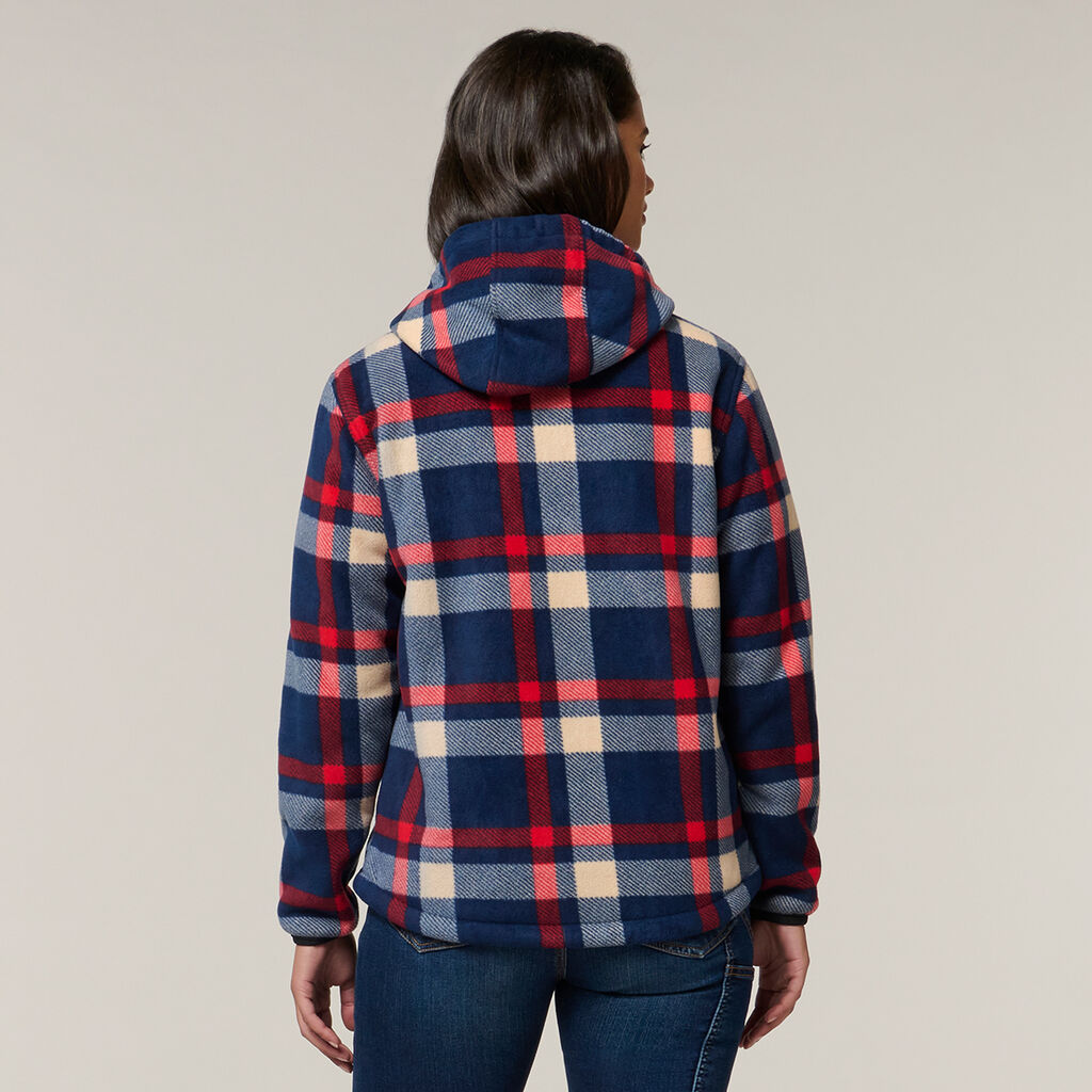 Womens Check Zoodie image number null