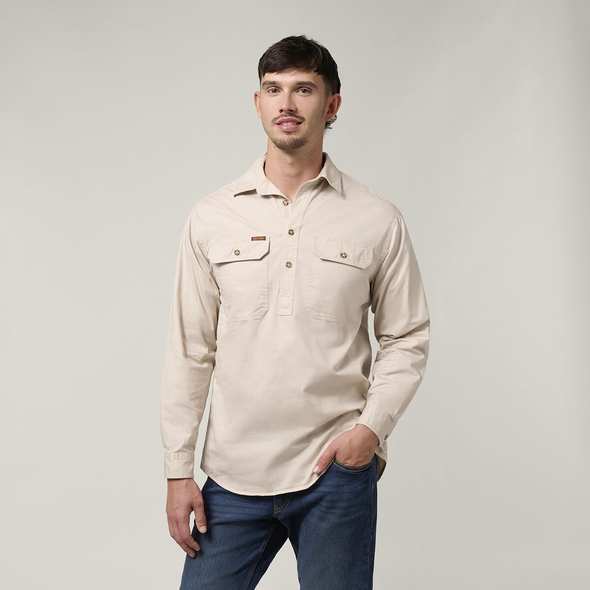Mustang Closed Front Workshirt | Hard Yakka Australia