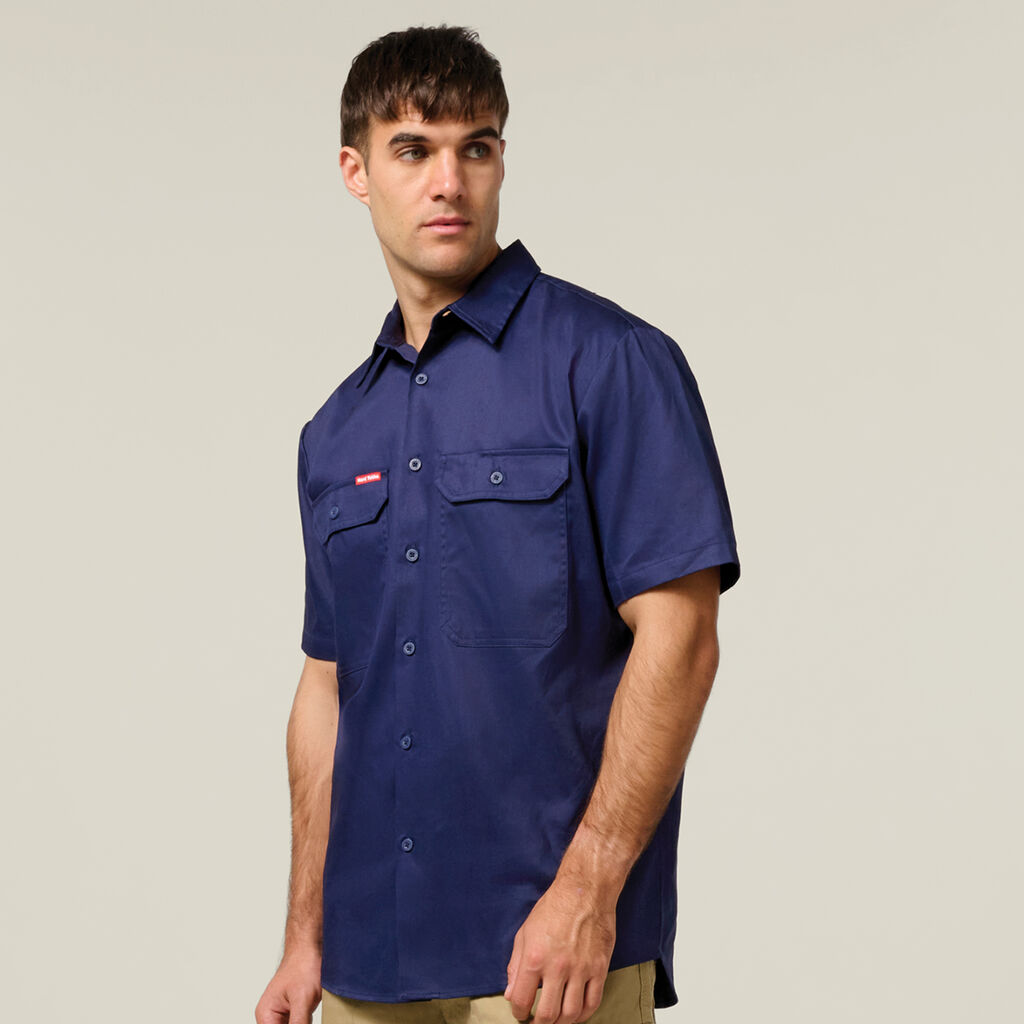 Core Short Sleeve Lightweight Vented Cotton Shirt