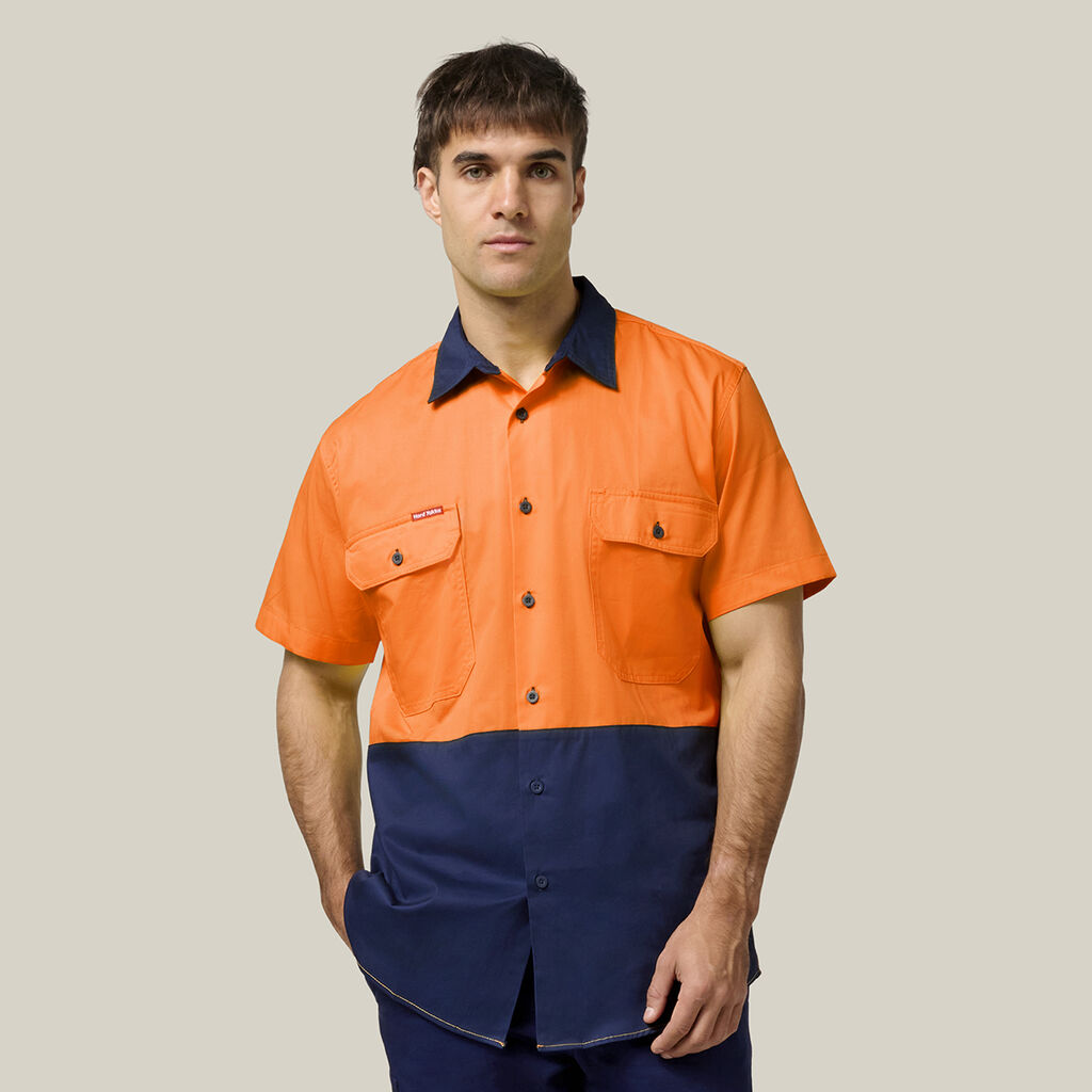 Koolgear Hi-Vis 2 Tone Vented Short Sleeve Shirt
