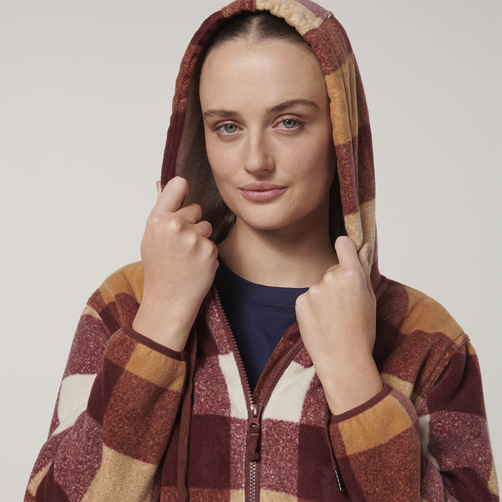Womens Check Zoodie