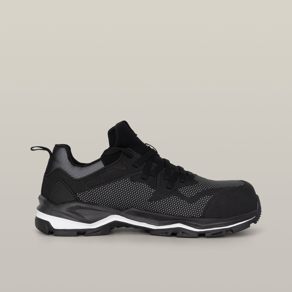 Icon Lace Up Composite Toe Safety Shoe - Black