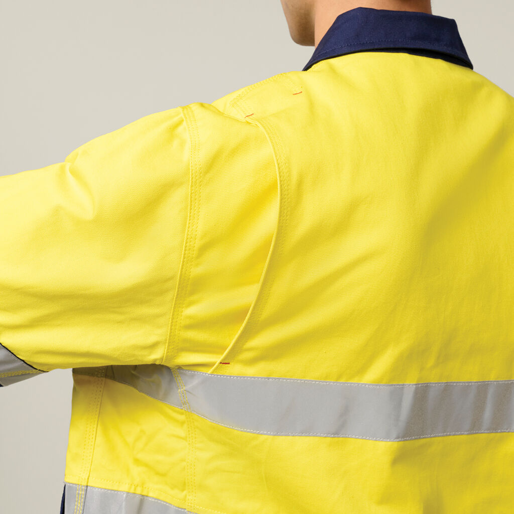 Core Hi-Vis 2 Tone Cotton Drill Taped Jacket