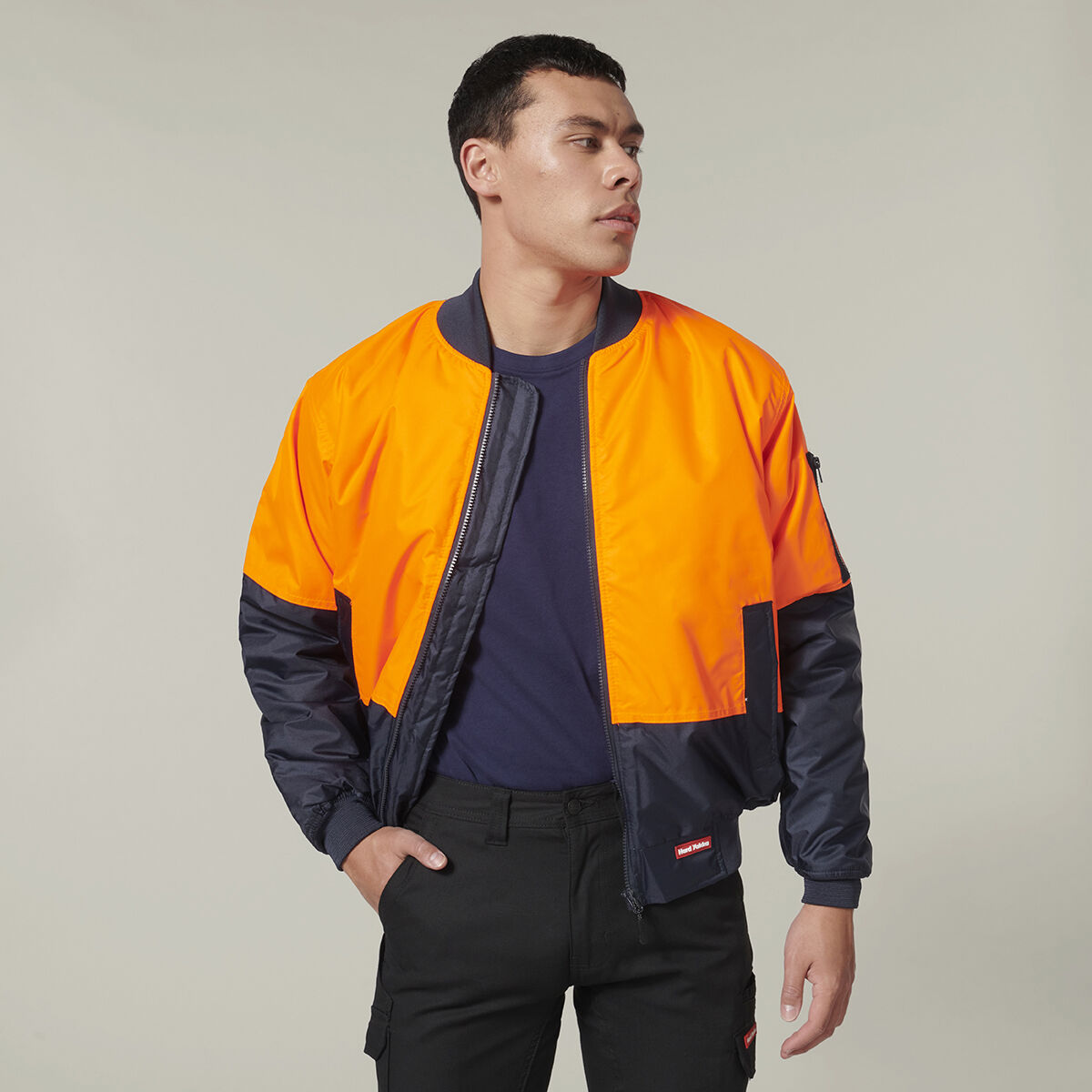 Gore tex hi vis bomber jacket on sale