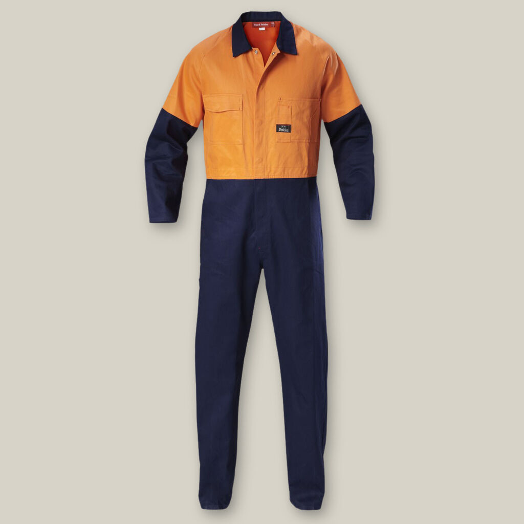 Hi Vis 2 Tone Drill Coverall image number null
