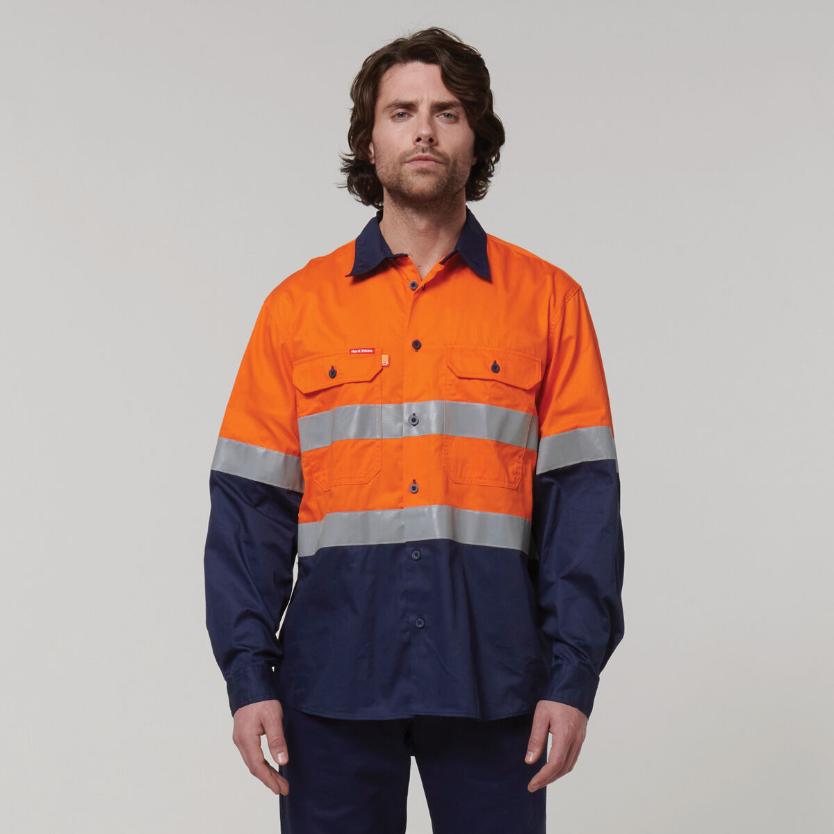 Long sleeve fluro work shirts shop