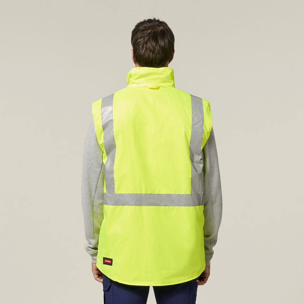 Hi-Vis 4-In-1 Taped Wet Weather Jacket