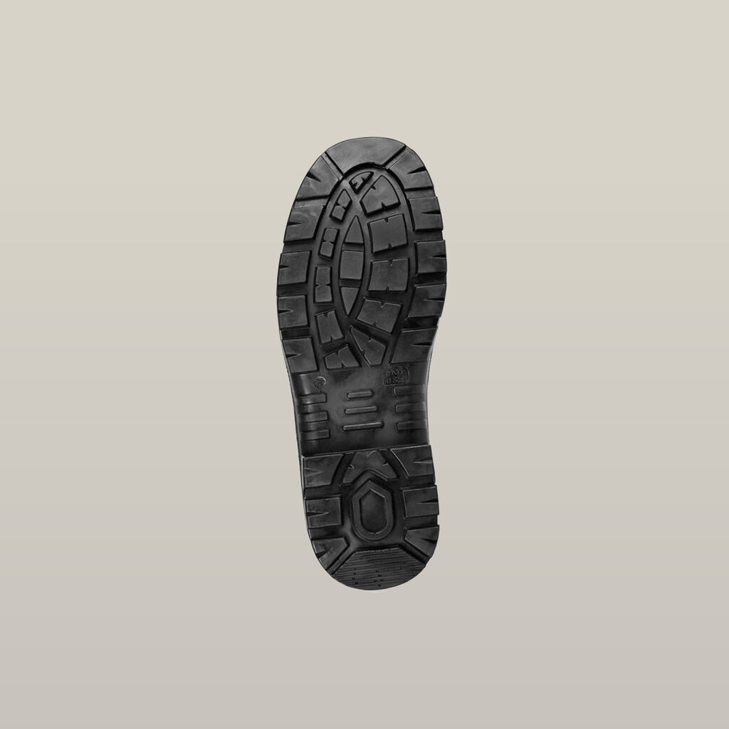Grit Pull On Steel Toe Safety Boot - Black