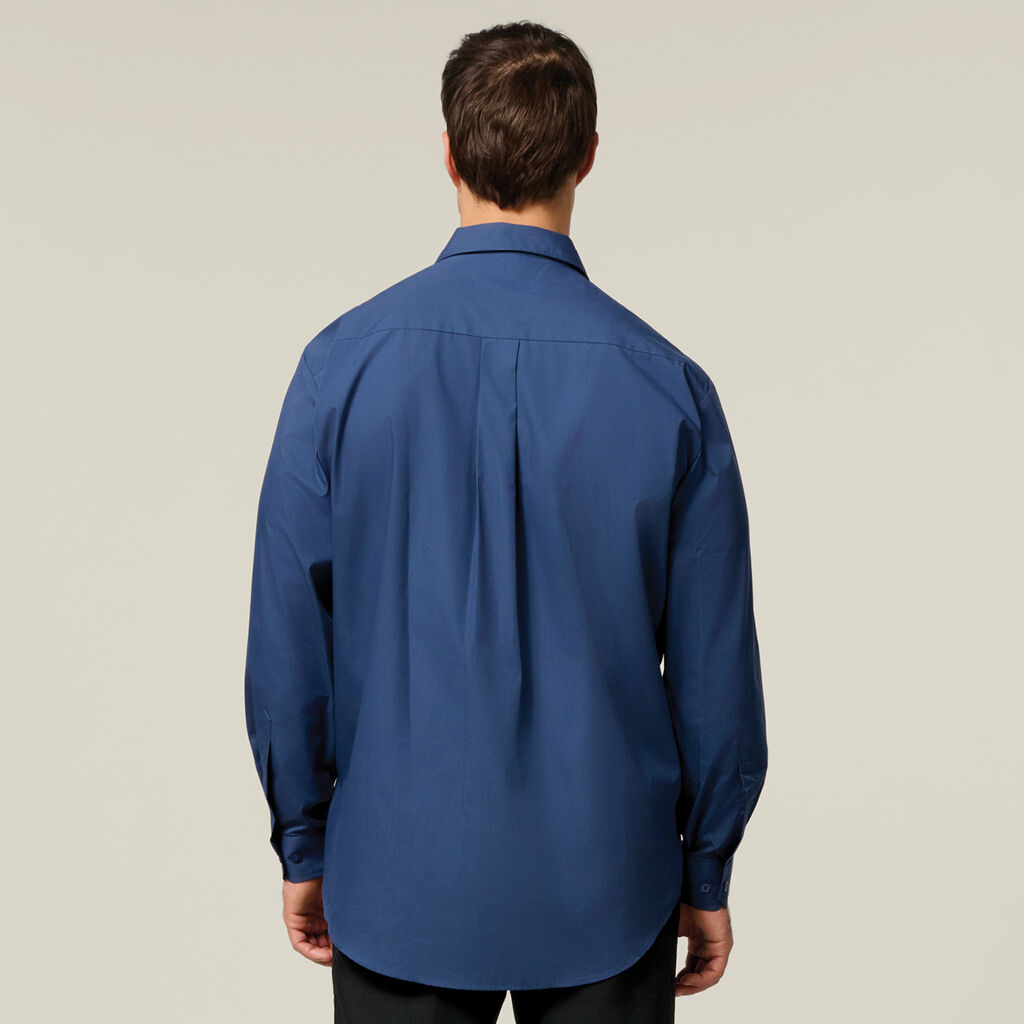 Long Sleeve Permanent Press Crease Free Poly Cotton Shirt