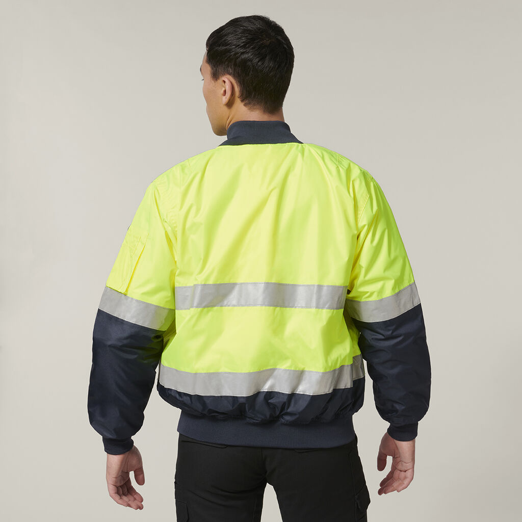 Core Hi-Vis 2 Tone Taped Waterproof Bomber Jacket