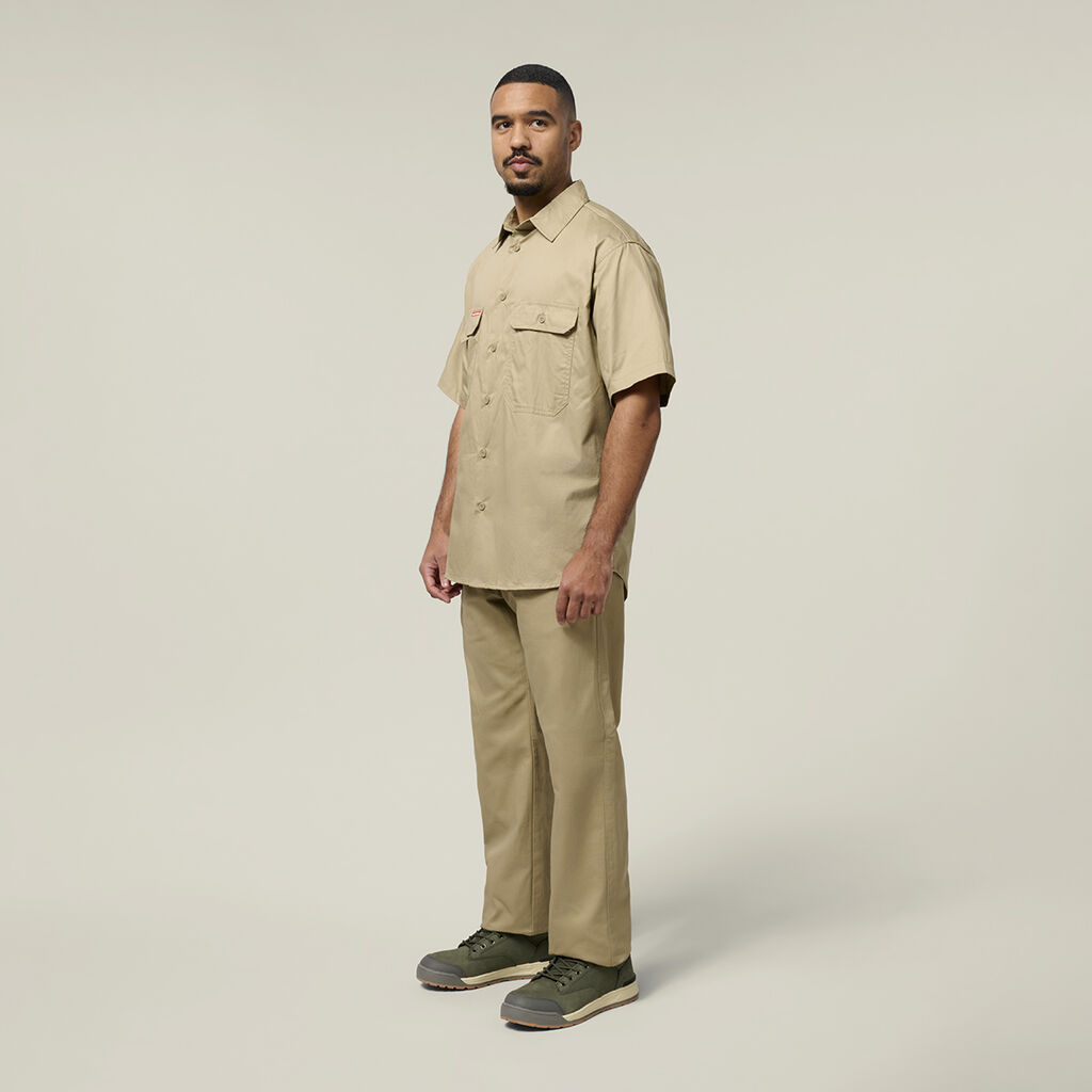 Core Short Sleeve Lightweight Vented Cotton Shirt