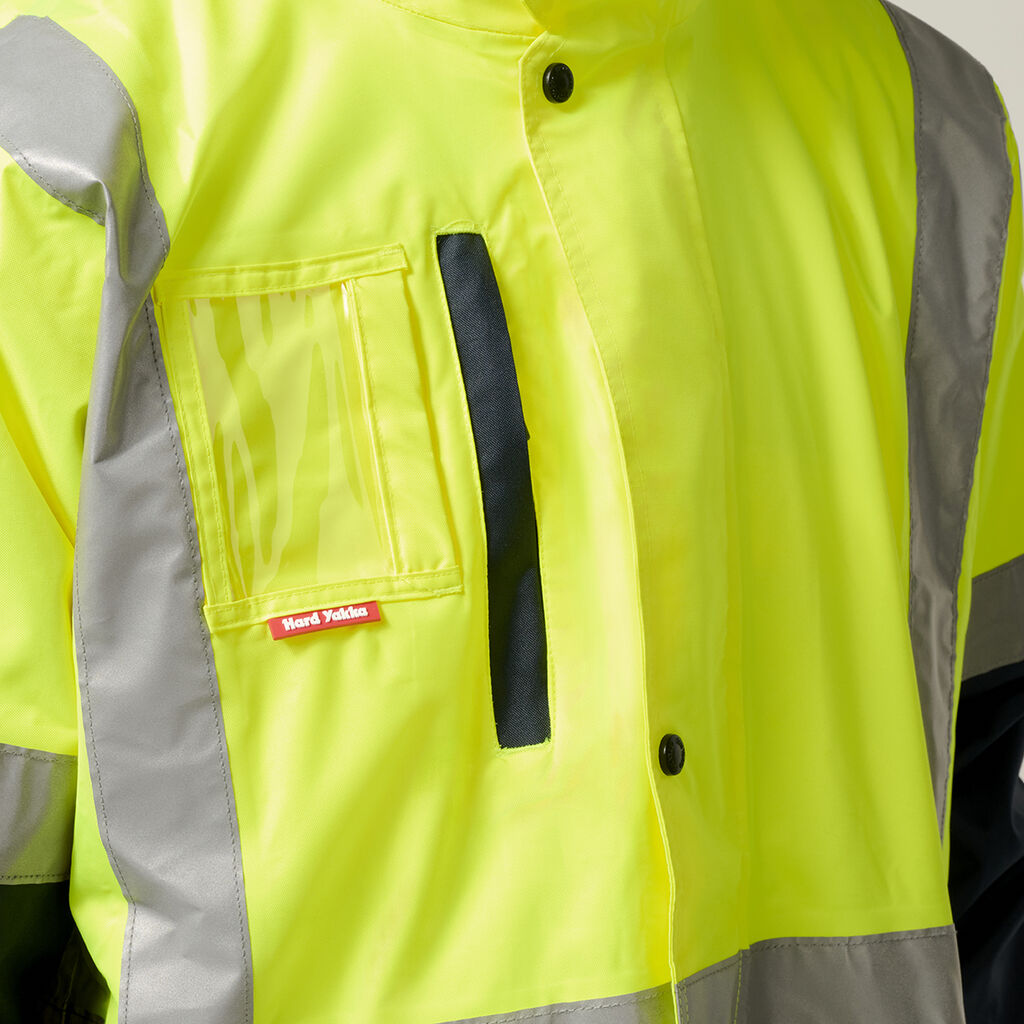 Hi-Vis 4-In-1 Taped Wet Weather Jacket