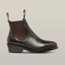 Women's Mustang Signature Pull-up Leather Boot - Brown