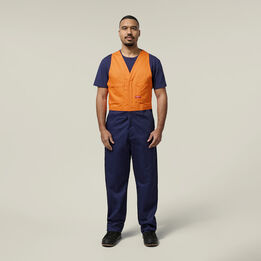 Hi-Vis 2Tone Action Back Cotton Drill Overall
