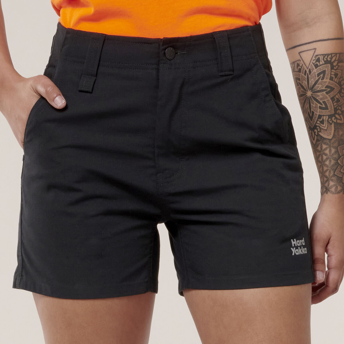 Black work shorts hotsell womens